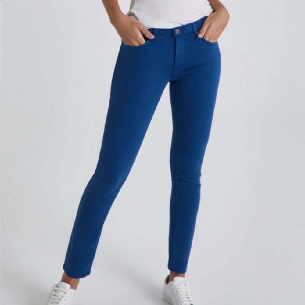 AG Jeans The Prima mid-rise skinny bright blue 26